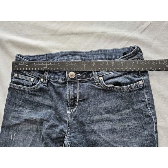 Buffalo Women's Felow Skinny Leg Jeans Low Rise Blue Denim 29 David Bitton - Picture 5 of 15